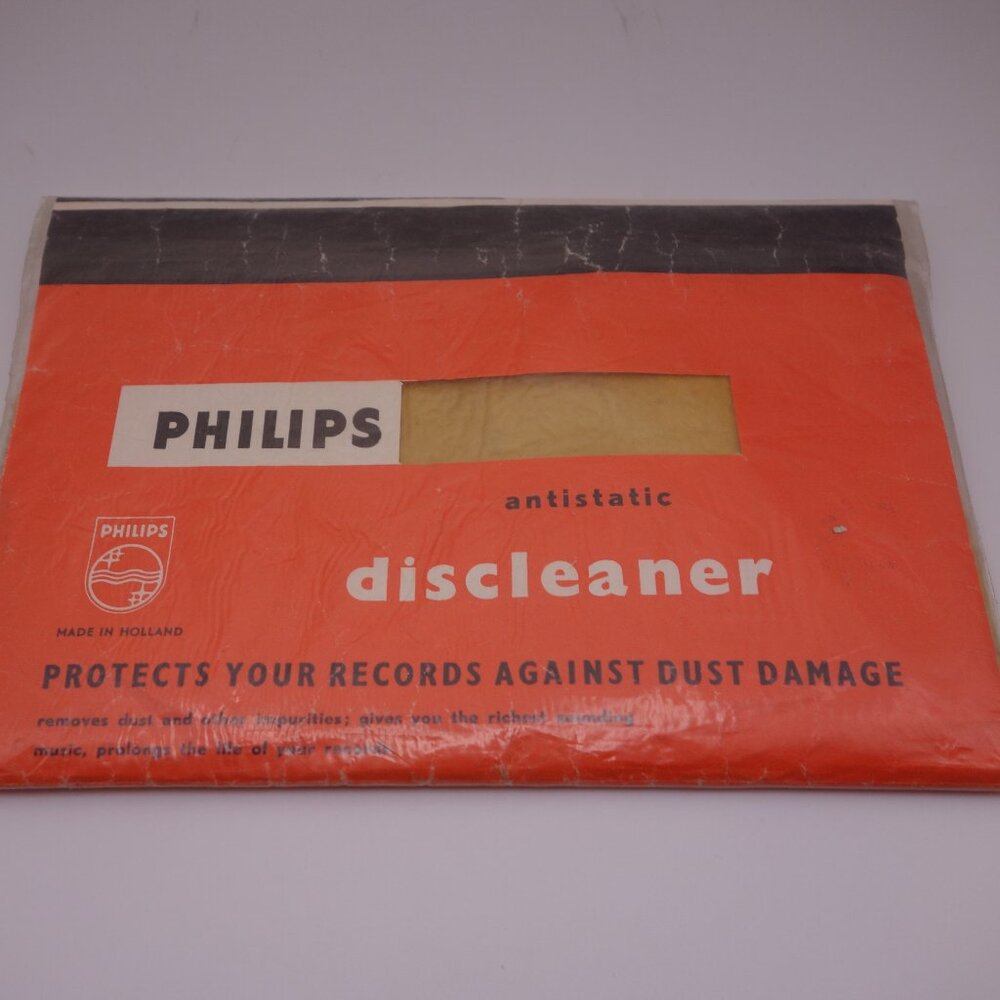Vintage Philips antistatic discleaner GF 02499/E Made in Holland